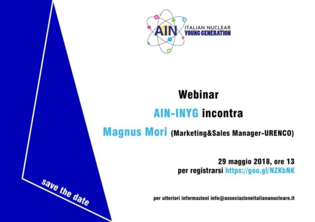 Save the date – 29 maggio